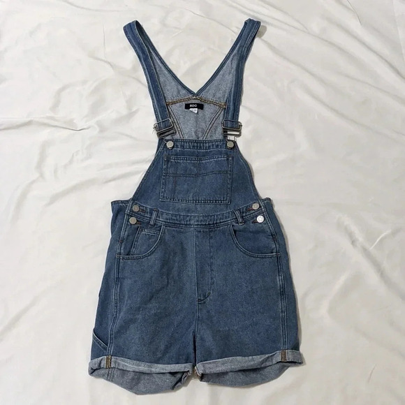 BDG by Urban Outfitters Overall Shorts, Color Blue Size XS-TP - Picture 2 of 13